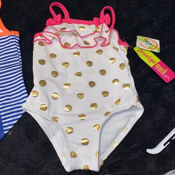 18m girls bathing suit lot of 2. New with tags 2 different patterns! - Picture 8 of 8